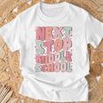 Next Stop Middle School Groovy Elementary School Graduation T-Shirt Gifts for Old Men