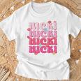 Nicki Personalized Name I Love Nicki Vintage T-Shirt Gifts for Old Men