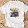 Niños Hot Wheels Coche De Dibujos Animados Niños Camiseta unisex Regalos para ancianos