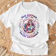 Old Hippies Don't Die Fade Into Crazy Grandmas T-Shirt Gifts for Old Men