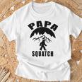 Papa Squatch Sasquatch Lustiges Kostüm T-Shirt Geschenke für alte Männer