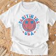 Party In The Usa 4Th Of July Preppy Smile T-Shirt Gifts for Old Men