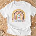 Profesor Infantil 100º Día De Escuela Arco Iris Camiseta unisex Regalos para ancianos