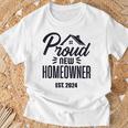Proud New Homeowner 2024 First Home Buyer Women T-Shirt Gifts for Old Men