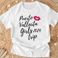 Puerto Vallarta Girls Trip 2024 Fun Matching Mexico Vacation T-Shirt Gifts for Old Men