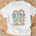 Racing Toy Car Race Track On Dad Fathers Day On Back T-Shirt Gifts for Old Men