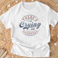 There Is No Crying In Baseball Vintage Game Day Baseball T-Shirt Gifts for Old Men