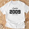 Retro 15 Años Nacido En 2009 Edición Limitada 15 Cumpleaños Camiseta unisex Regalos para ancianos