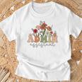Retro Admin Assistant Wildflowers Administrative Assistant T-Shirt Gifts for Old Men