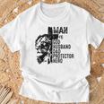 Retro Man Of God Husband Dad Protector Hero Dad Christian T-Shirt Gifts for Old Men