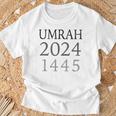 Retro Umrah 2024 Crew Uniform 1445 Umra Group Pilgrim Squad T-Shirt Gifts for Old Men