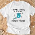 Science Of Reading I Want To Be A Schwa It's Never Stressed T-Shirt Gifts for Old Men