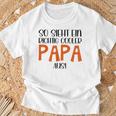 So Sieht Ein Richtig Cooler Papa Aus Father's Dayatertag T-Shirt Geschenke für alte Männer