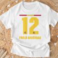 Spain Sauf Jersey Pablo Anderbar T-Shirt Geschenke für alte Männer