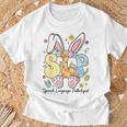 Speech Language Pathologist Bunny Bunnies Happy Easter Slp T-Shirt Gifts for Old Men