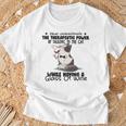 Of Talking To Cats T-Shirt Gifts for Old Men