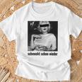 Tastes Again X Champagne Vintage Marilyn Retro Fun White T-Shirt Geschenke für alte Männer