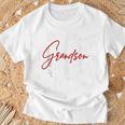 That's My Grandson Out There Baseball Grandpa Fathers Day T-Shirt Gifts for Old Men