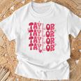Vintage Taylor Personalized Name I Love Taylor T-Shirt Gifts for Old Men