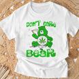Weed Bear Herb Bear Don't Care Bear Marijuana Cannabis T-Shirt Gifts for Old Men