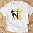 Wing Chun Kanji Kung Tsun Fu Martial Arts Fighterintage T-Shirt Geschenke für alte Männer