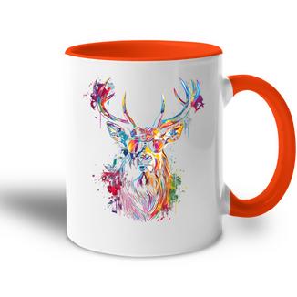 Hirsch Trachten Trachten Oktoberfest Geschenk Tracht Tasse Zweifarbig - Seseable