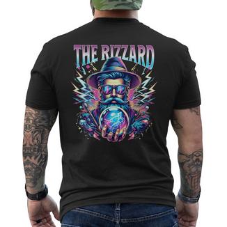 The Rizzard Rizz Wizard Meme Rizz Men's T-shirt Back Print - Monsterry