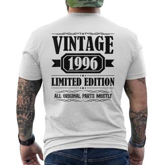 Vintage 1996 T For Retro 1996 Birthday Men's T-shirt Back Print - Monsterry UK