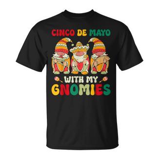 Cinco De Mayo With My Gnomies Trio Gnomes Boys Girls T-Shirt - Monsterry