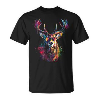 Hirsch Trachten Trachten Oktoberfest Geschenk Tracht T-Shirt - Seseable