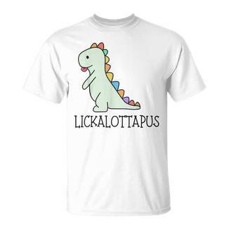 Lesbian Lickalottapus Dinosaurs Lgbtq Pride T-Shirt - Monsterry