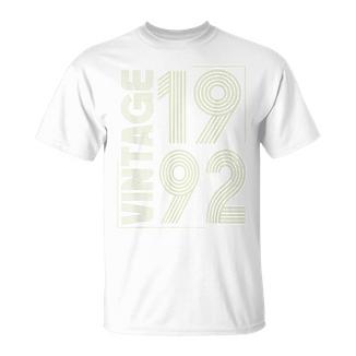 Vintage 1992 T For Retro 1992 Birthday T-Shirt - Monsterry DE