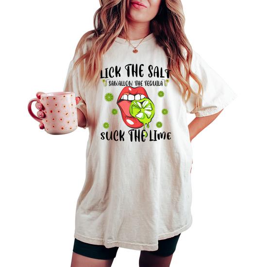 Womens I Lick Swallow And Suck Tequila Shirt Funny Cinco De Mayo Womens I Lick Swallow And Suck Tequila Shirt Funny Cinco De Mayo