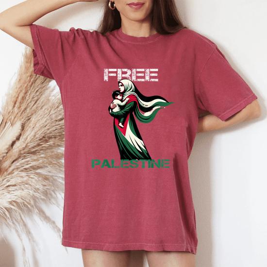 T-Shirt Free Palestine - Coton Souple Soutien Gaza