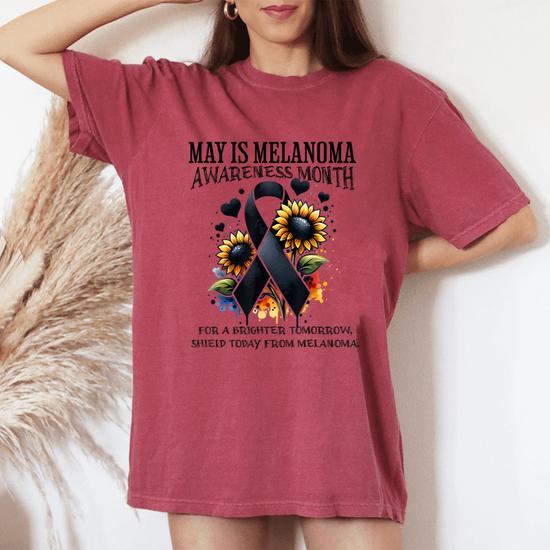 Melanoma Awareness Sunflower Shirt