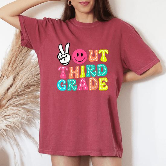 Peace Out Third Grade Graduation Shirt Last Day Of School Peace Out Third Grade Graduation Shirt Last Day Of School