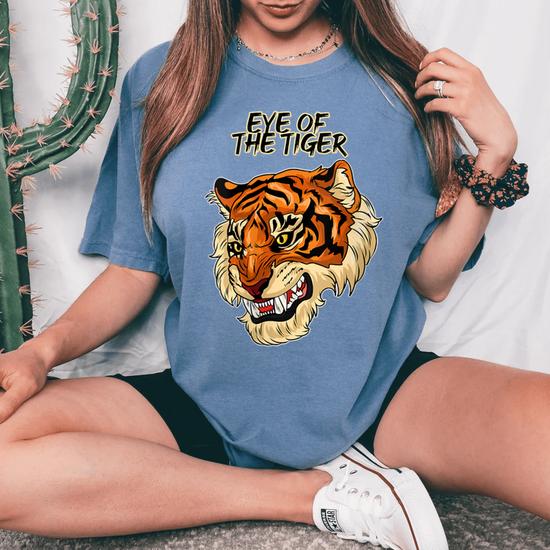 Lucky Brand Women's Tiger Eye Graphic Tee - Short Sleeve Scoop Neck Fashion Knit Top - View #4
