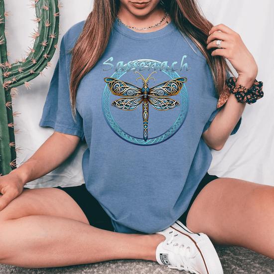 Sassenach Gaelic Dragonfly Scottish Outlander T-Shirt