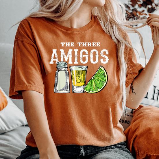 Three Amigos Tequila T-Shirt - Three Amigos T Shirt
