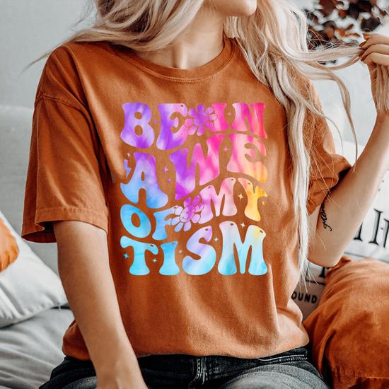 autism tie dye shirt