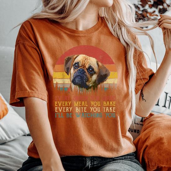 Every Snack You Make Puggle Dog Dog Mom Dog Dad Women s Oversized Comfort T Shirt Seseable UK