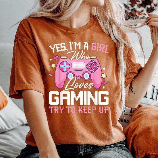 Gamer Girl Video Games Gaming Girls Women's Oversized