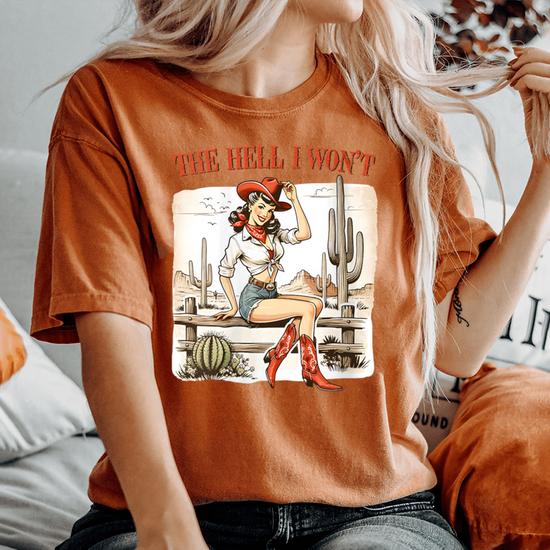 Vintage cowgirl t shirts top