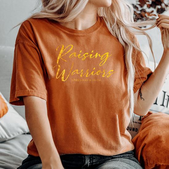 Raising Warriors Bible Verse Godly Shirt