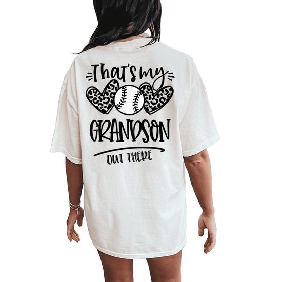 That's My Grandson Baseball Grandma And Grandpa T-Shirt
