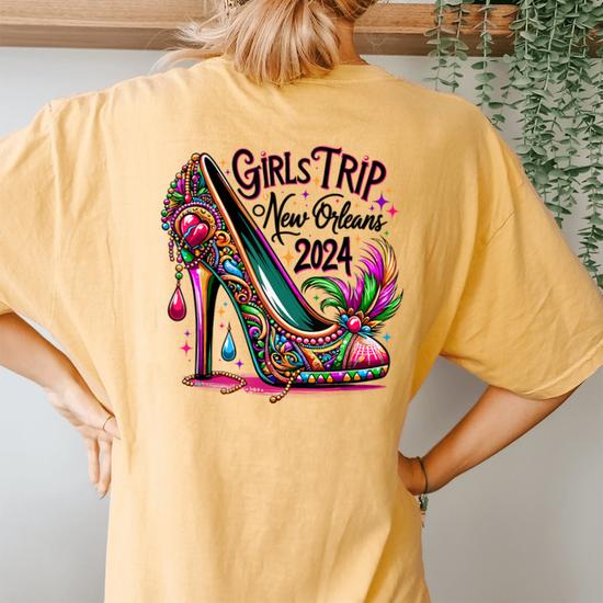 Girls Trip New Orleans 2024 Girl Mardi Gras Matching Women's