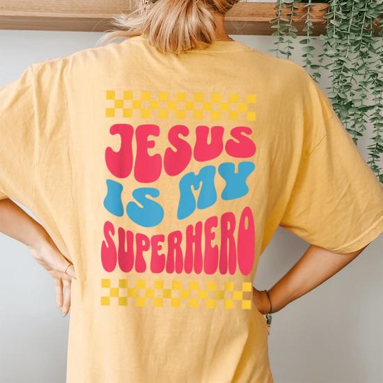 Jesus is My Superhero Retro Shirt Jesus is My Superhero Retro Shirt