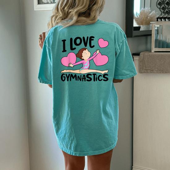 Cute Gymnastics Love Heart T-Shirt Cute Gymnastics Love Heart T-Shirt