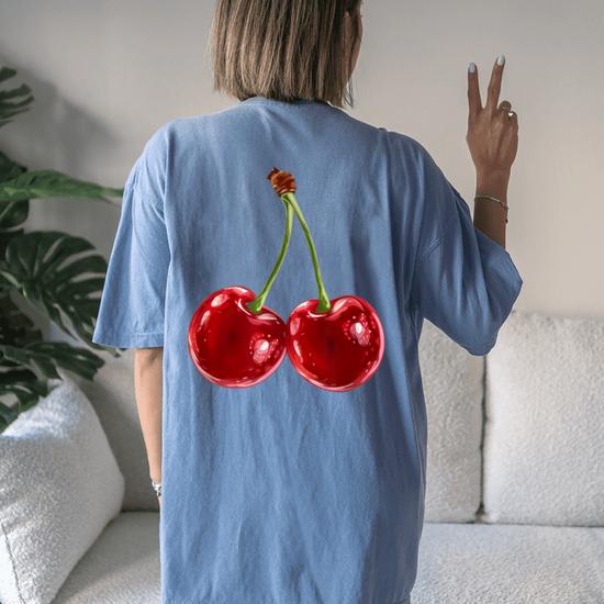 Cherry Red Aesthetic Cherries Trendy Summer Women Women's