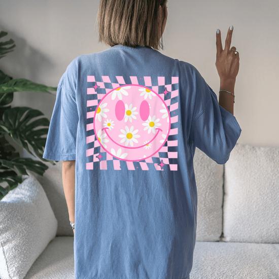 【GRAVER】23FW★ Back Daisy Flower Smile Sweatshirt UNISEX] Back Daisy Flower Smile Sweatshirt - GRAVER | 60